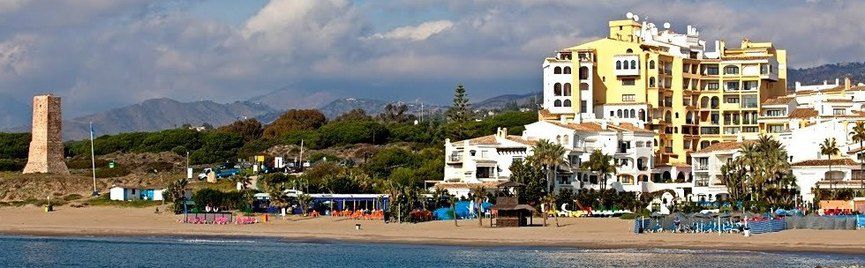 Испания пляжи курорта Марбелья на Коста дель Соль