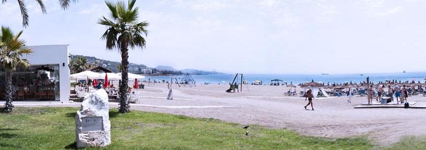 Испания пляжи Малага Коста дель Соль
