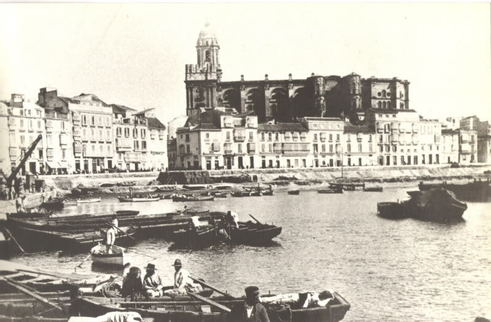Порт Малаги 1874 год